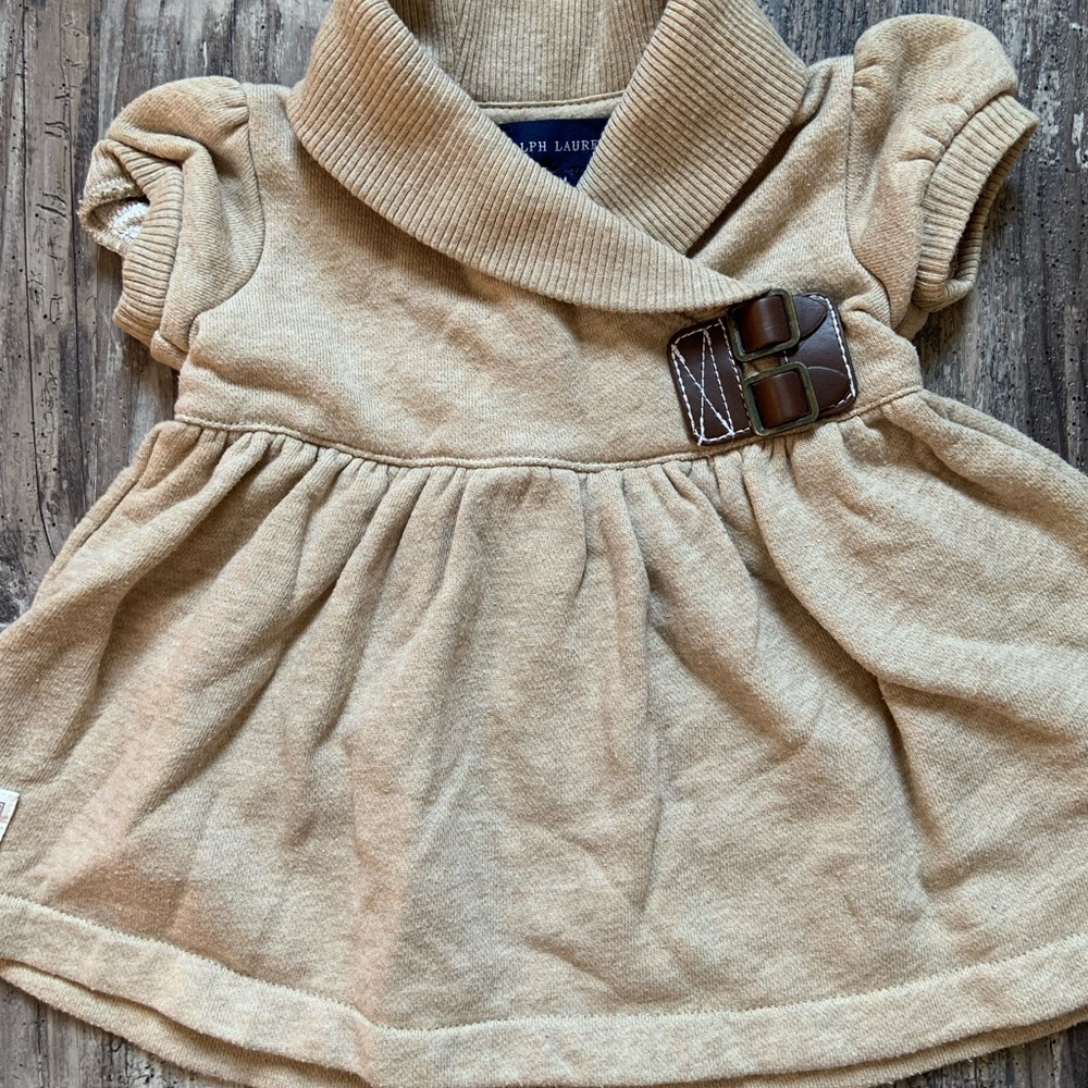 Ralph Lauren baby dress beige